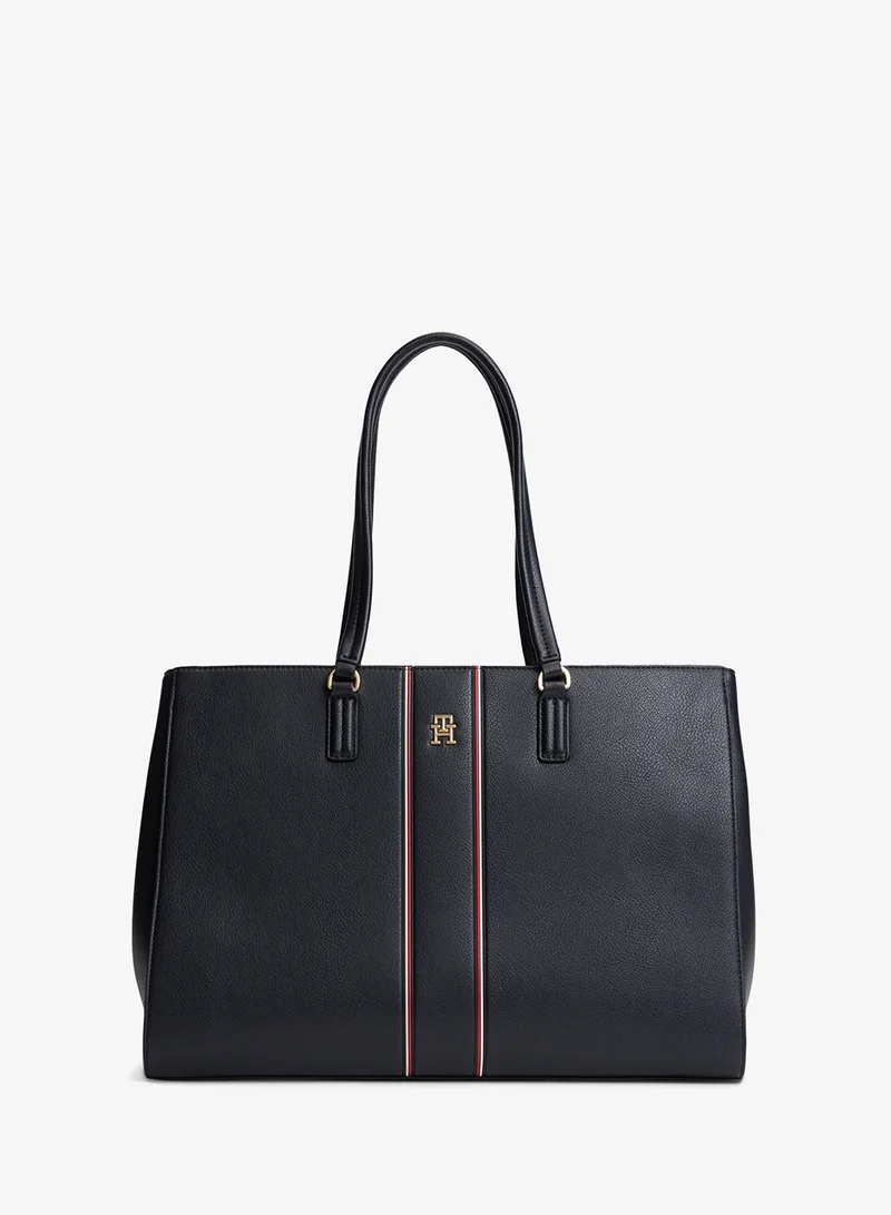TOMMY HILFIGER Essential Signature Tape Tote Bag